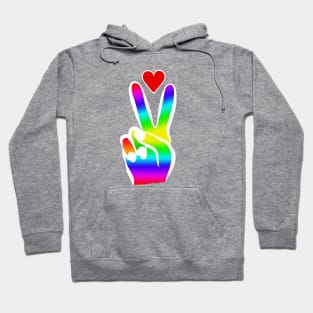 Pride peace love t-shirt Hoodie